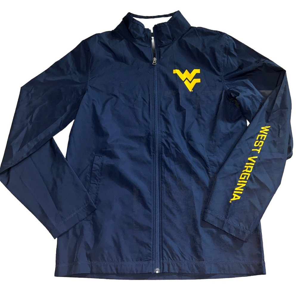 NWOT Captivating West Virginia Men's Zip‎ Up Lightweight Jacket, Small